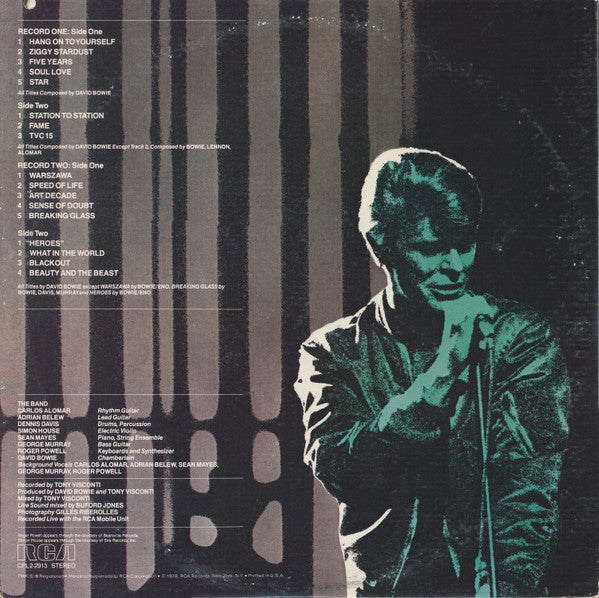 David Bowie : Stage (2xLP, Album, Gat)