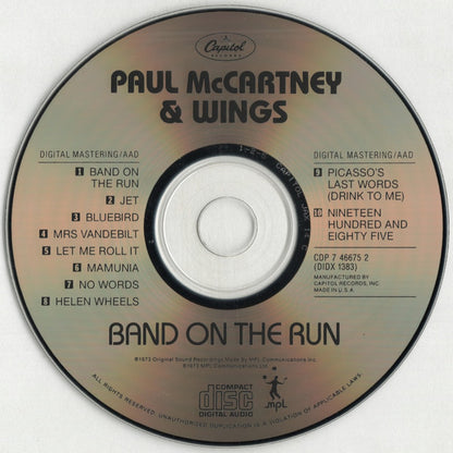 Paul McCartney & Wings* : Band On The Run (CD, Album, RE)