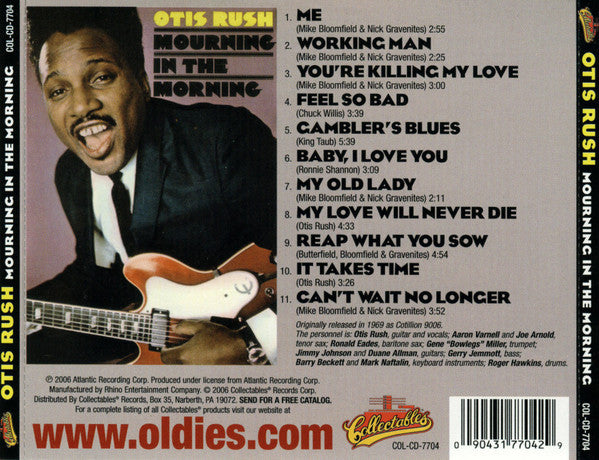 Otis Rush : Mourning In The Morning (CD, Album, RE)