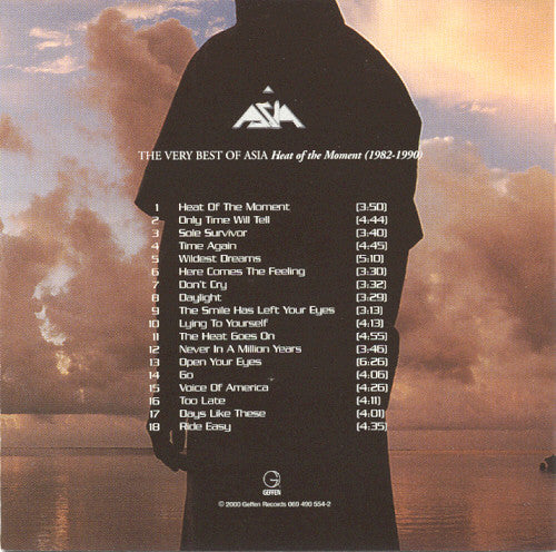 Asia (2) : The Very Best Of Asia: Heat Of The Moment (1982-1990) (CD, Comp, RM)