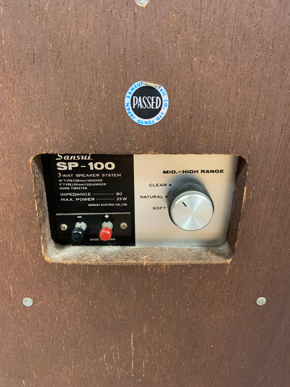 Sansui SP-100 Speakers