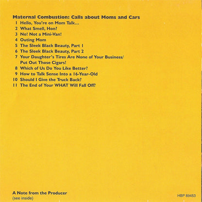 Car Talk : Maternal Combustion: Calls About Moms And Cars (CD)