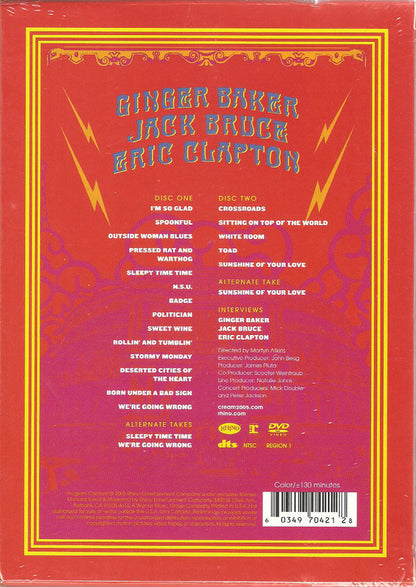 Cream (2) : Royal Albert Hall - London - May 2-3-5-6 05 (2xDVD-V, Multichannel, NTSC)
