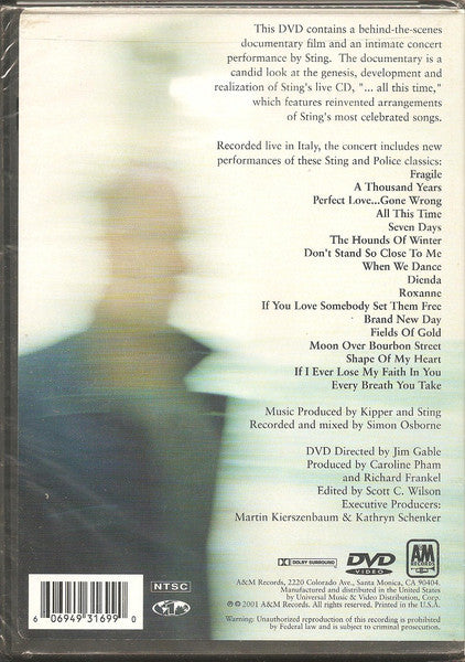 Sting : ...All This Time (DVD-V, NTSC, Dol)