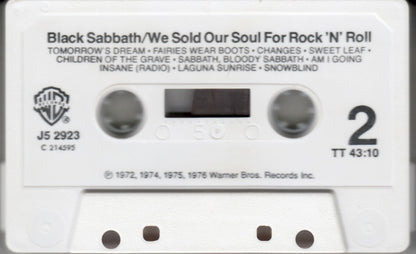 Black Sabbath : We Sold Our Soul For Rock 'N' Roll (Cass, Comp, Club)