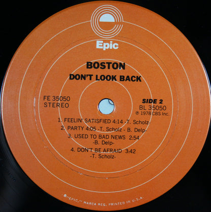 Boston : Don't Look Back (LP, Album, San)