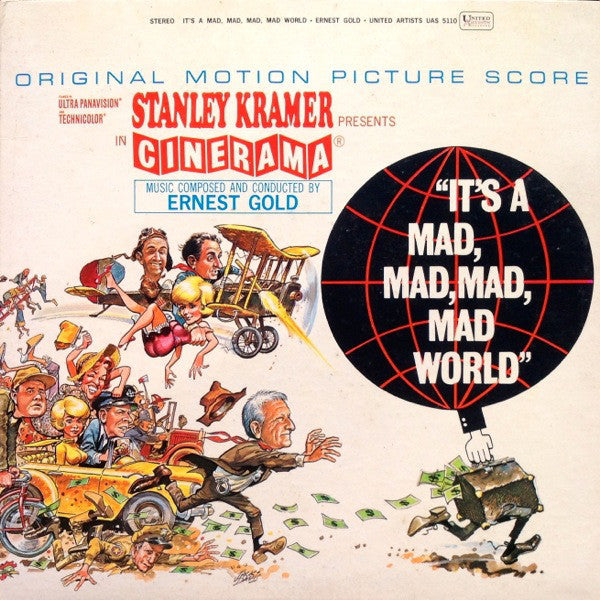 Ernest Gold : It's A Mad, Mad, Mad, Mad World - Original Motion Picture Score (LP, Album, Mono, Gat)