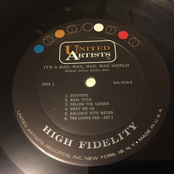 Ernest Gold : It's A Mad, Mad, Mad, Mad World - Original Motion Picture Score (LP, Album, Mono, Gat)