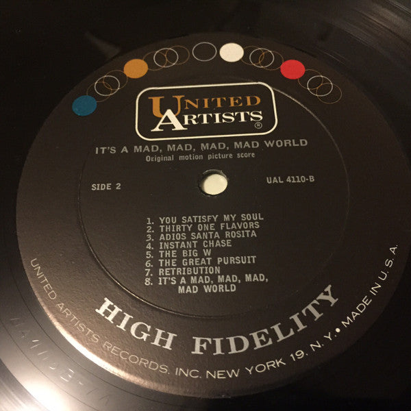 Ernest Gold : It's A Mad, Mad, Mad, Mad World - Original Motion Picture Score (LP, Album, Mono, Gat)