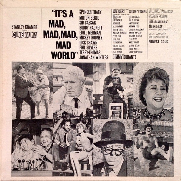 Ernest Gold : It's A Mad, Mad, Mad, Mad World - Original Motion Picture Score (LP, Album, Mono, Gat)