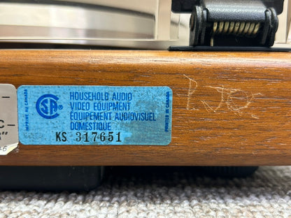 Dual CS-5000 Belt Drive Turntable * Quartz Locked * Stanton Cartridge * Fully Serviced * Manuals * Local Pickup Only