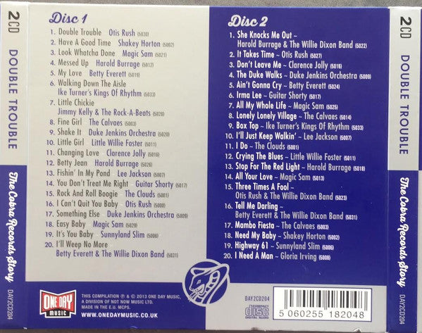 Various : Double Trouble (The Cobra Records Story) (2xCD, Comp, Dig)