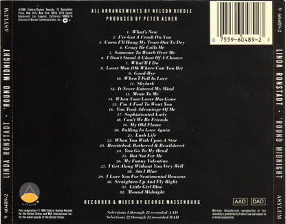Linda Ronstadt : 'Round Midnight (2xCD, Comp)