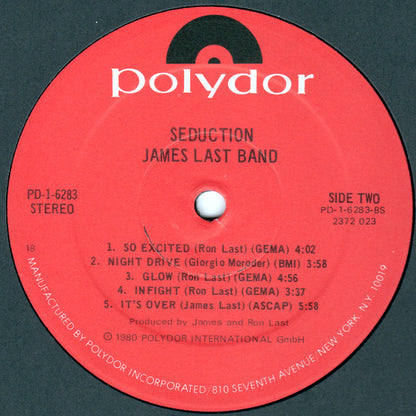 James Last Band* : Seduction (LP, Album, 18)