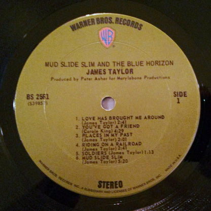 James Taylor (2) : Mud Slide Slim And The Blue Horizon (LP, Album, Ter)