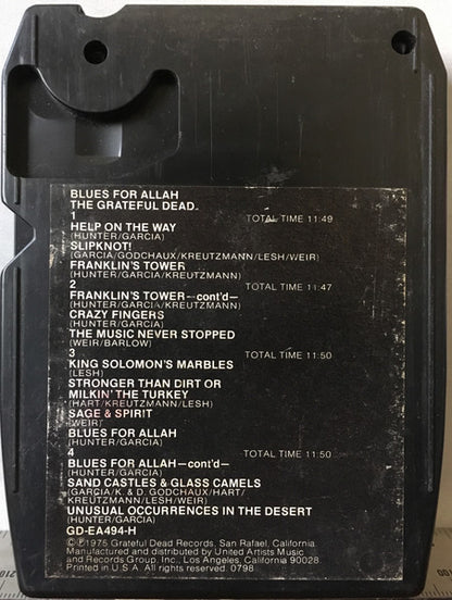 The Grateful Dead : Blues For Allah (8-Trk, Album)
