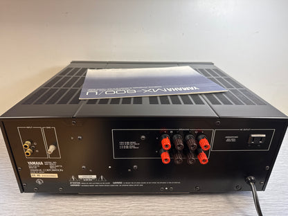 Yamaha MX-600U Power Amplifier * Manual