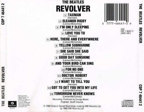 The Beatles : Revolver (CD, Album, RE, Son)