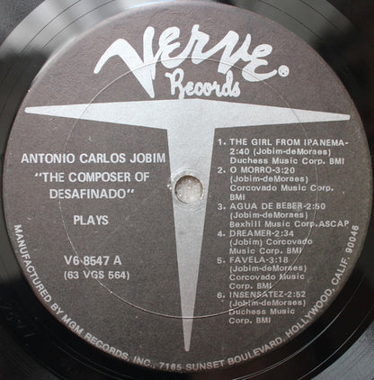 Antonio Carlos Jobim : The Composer Of Desafinado, Plays (LP, Album, RE)