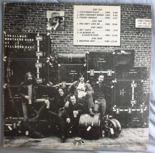The Allman Brothers Band : The Allman Brothers Band At Fillmore East (2xLP, Album, RE)