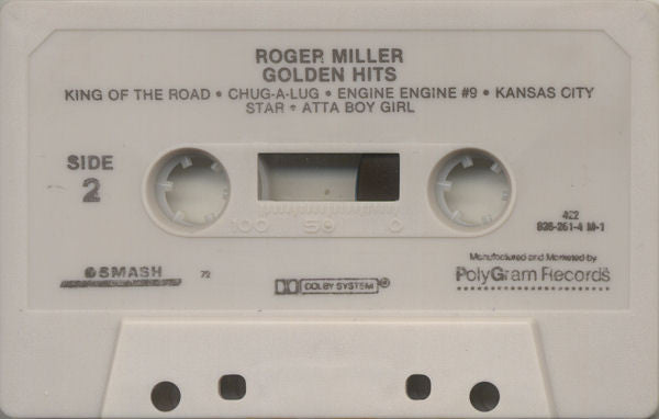 Roger Miller : Golden Hits (Cass, Comp, RE, Dol)