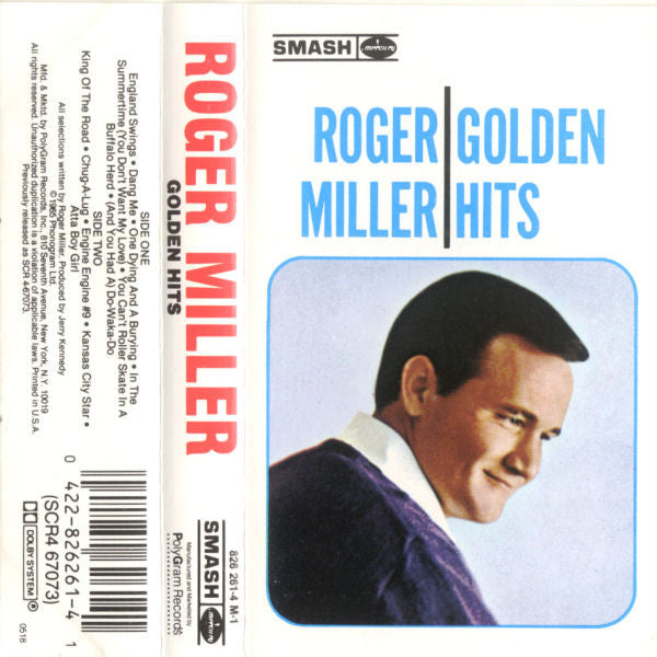 Roger Miller : Golden Hits (Cass, Comp, RE, Dol)
