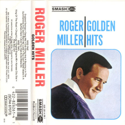 Roger Miller : Golden Hits (Cass, Comp, RE, Dol)