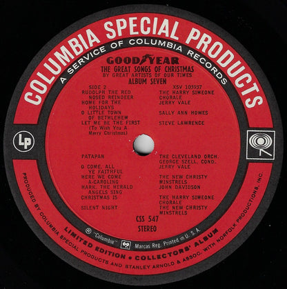 Various : The Great Songs Of Christmas - Album Seven (LP, Comp, Ltd)