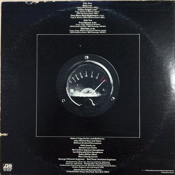 King Crimson : Red (LP, Album, PR )