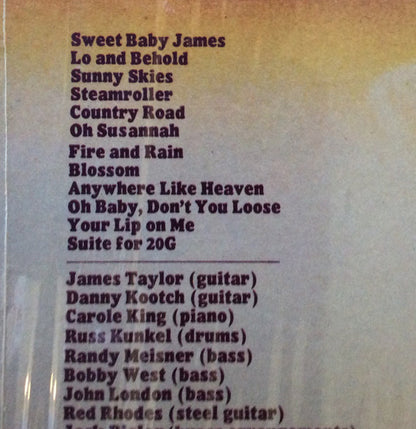James Taylor (2) : Sweet Baby James (LP, Album, RP)