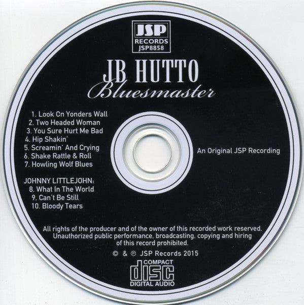 J.B. Hutto Also Featured John Littlejohn : Bluesmaster (CD, Comp, RE, RM)