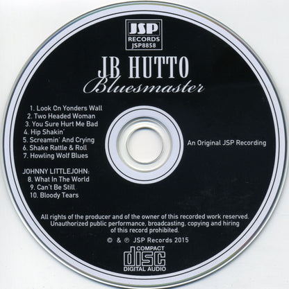 J.B. Hutto Also Featured John Littlejohn : Bluesmaster (CD, Comp, RE, RM)