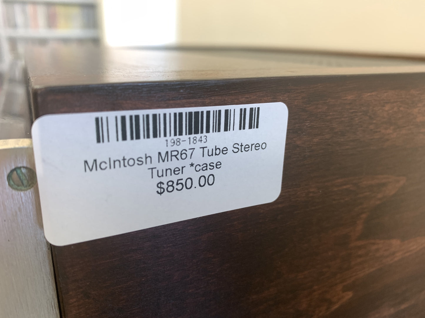 McIntosh MR67 Tube Stereo Tuner *case