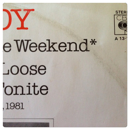 Loverboy : Working For The Weekend b/w Turn Me Loose/The Kid Is Hot Tonite LIVE (12", Maxi)