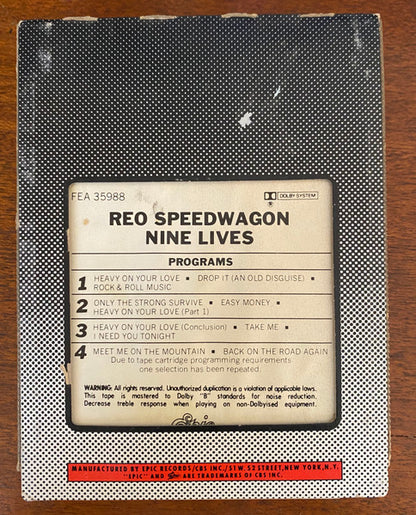 REO Speedwagon : Nine Lives (8-Trk, Album)