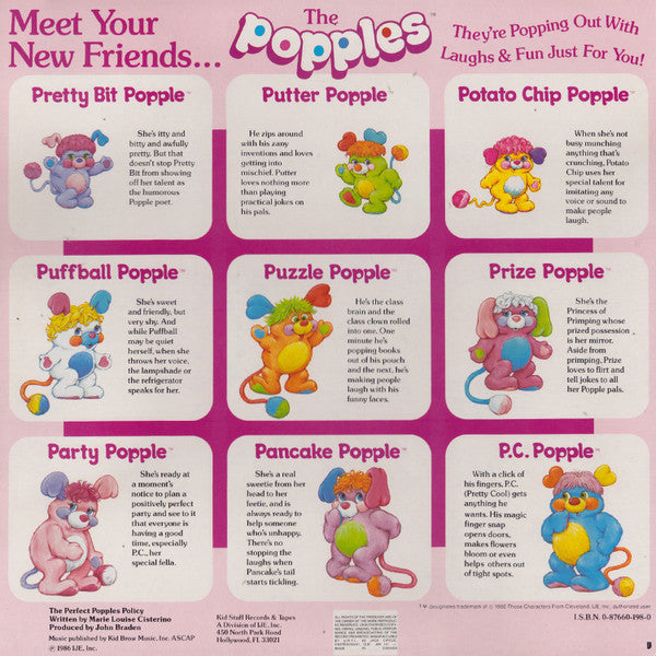 The Popples : The Perfect Popples Policy (LP, Album)