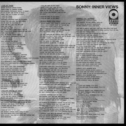 Sonny* : Inner Views (LP, Album)