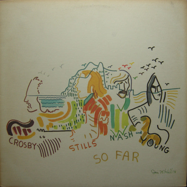 Crosby, Stills, Nash & Young : So Far (LP, Comp, RE)