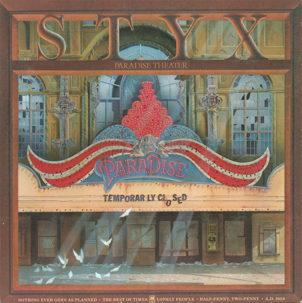 Buy Styx : Paradise Theatre (LP, Album, Etch, Eur) Online for a