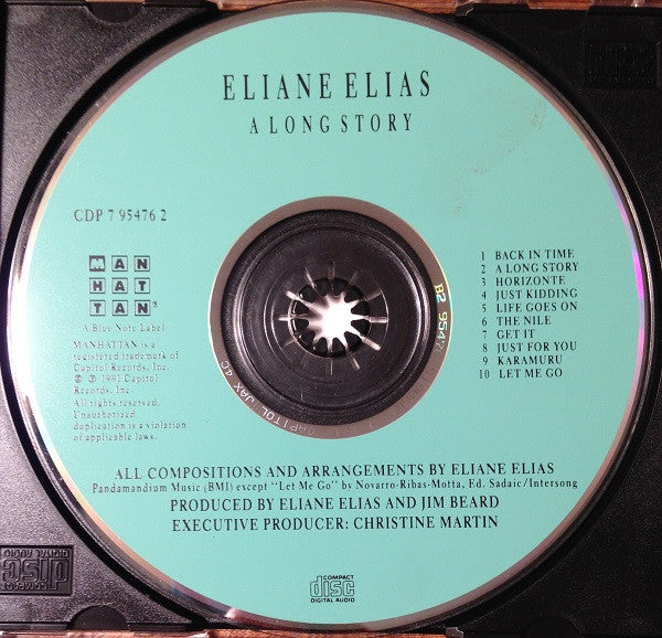 Eliane Elias : A Long Story (CD, Album)