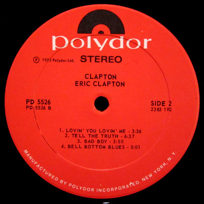 Eric Clapton : Clapton (LP, Comp)