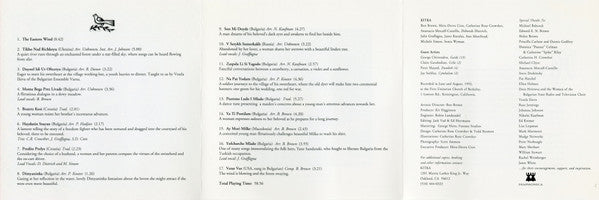 Kitka* : Voices On The Eastern Wind (CD, Album)