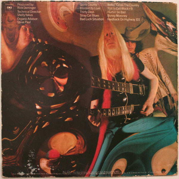 Johnny Winter : Saints & Sinners (LP, Album, Pit)