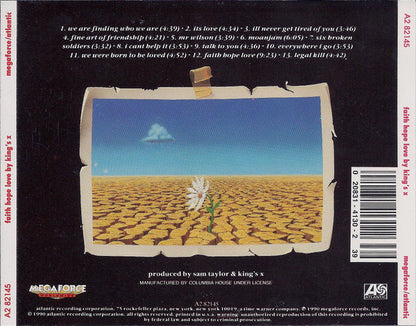 King's X : Faith Hope Love (CD, Album, Club)