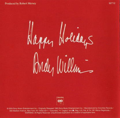 Andy Williams : The Andy Williams Christmas Album (CD, Album, RE, RM)