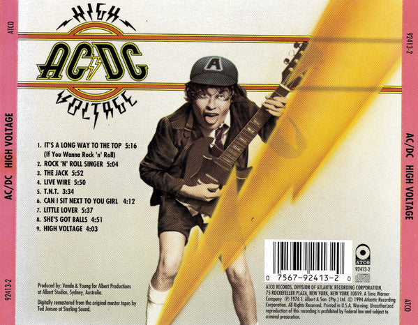 AC/DC : High Voltage (CD, Album, RE, RM)