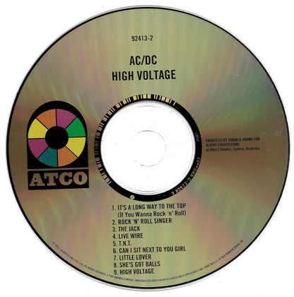 AC/DC : High Voltage (CD, Album, RE, RM)
