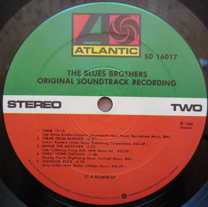 The Blues Brothers : The Blues Brothers Original Soundtrack Recording (LP, Album, RP, Spe)