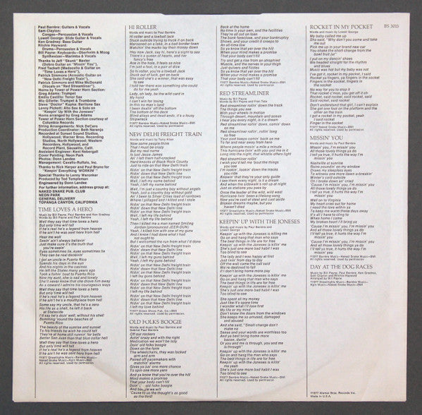 Buy Little Feat : Time Loves A Hero (LP, Album, Win) Online for a