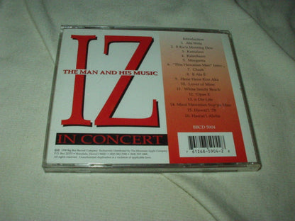 Israel Kamakawiwo'ole : Iz In Concert: The Man And His Music (CD, Album)